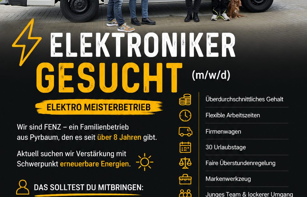 Elektroniker gesucht!