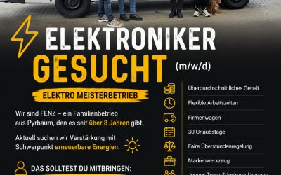 Elektroniker gesucht!